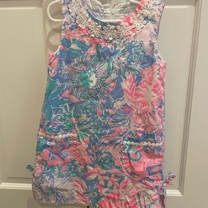 Girls Lilly Pulitzer shift dress, size 7